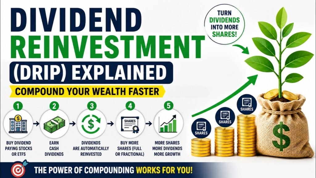 dividend reinvestment plan DRIP compound wealth faster