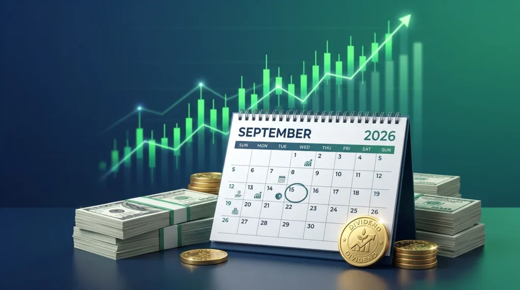dividend stocks September 2026 chart showing top picks