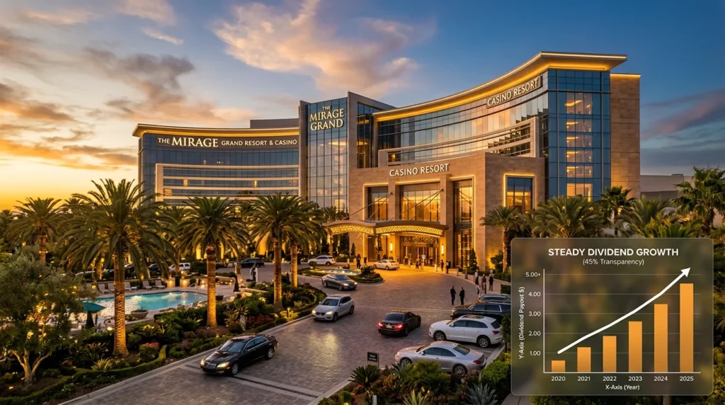 VICI Properties dividend increase 2026 REIT growth Source: AI Generated